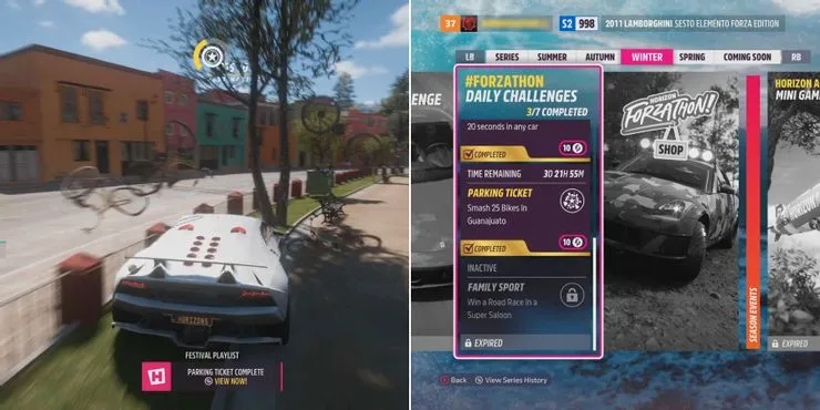 Forza Horizon 5: Гайд по испытанию парковочных билетов