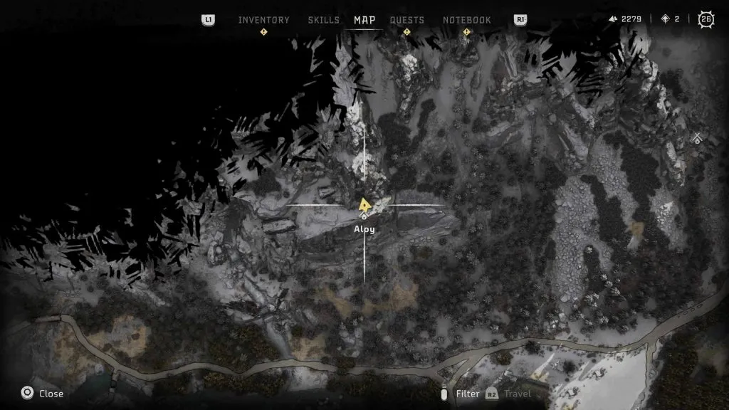 Horizon Forbidden West: местонахождения всех черных ящиков, карта