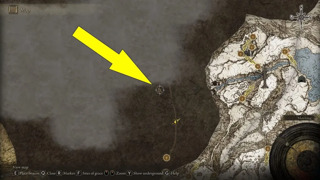 Elden Ring: фрагменты карты Вершины великанов и Священное заснеженное поле — где найти