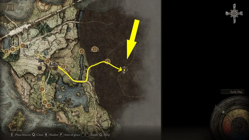 Elden Ring: где найти все части карты Замогилье