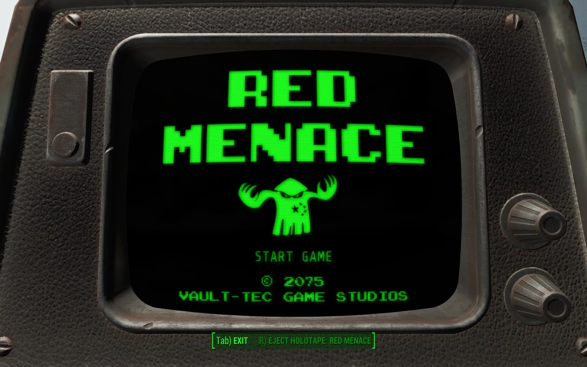 Menace игра. Red Menace Fallout 4. Фоллаут убежище 111. Fallout 4: all Pip-boy Holotape games. Pip boy Mini-games.