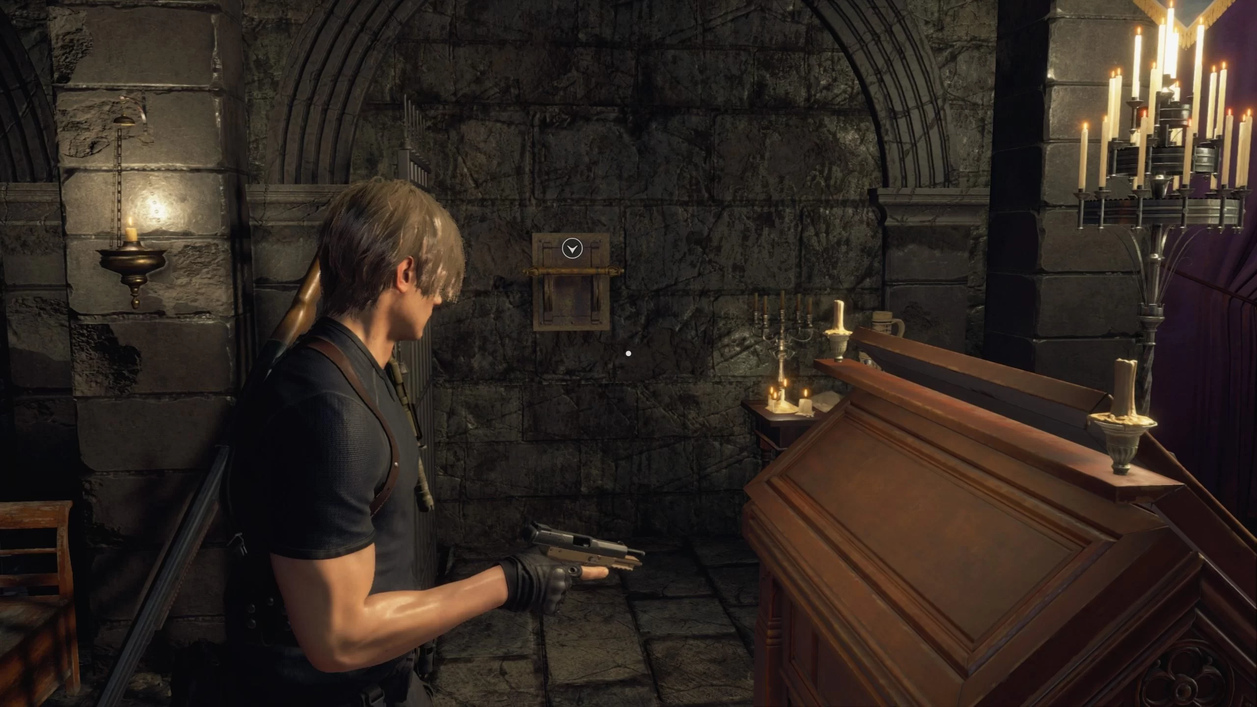 Решение загадки в центре церкви Resident Evil 4 Remake