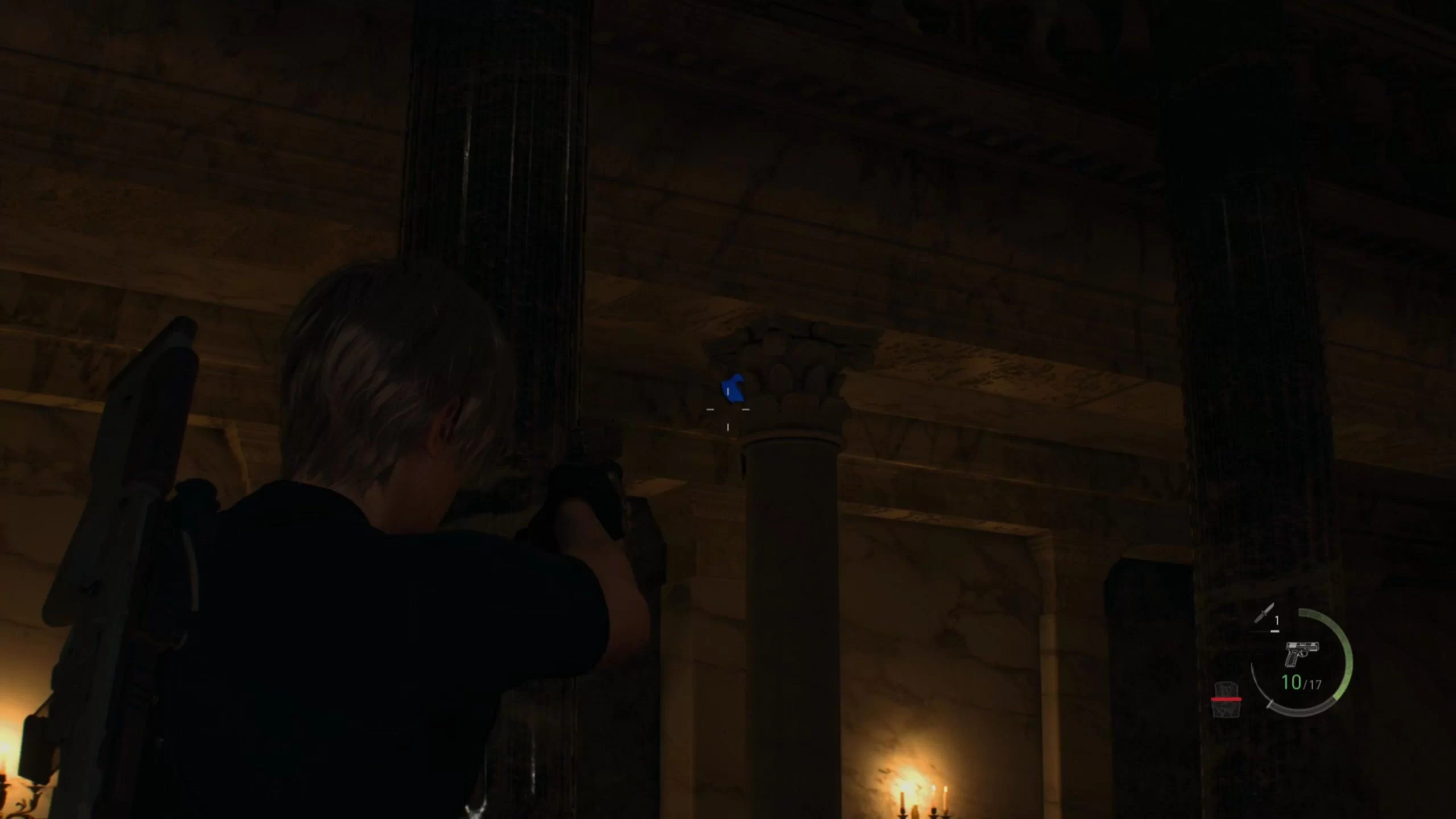 Уничтожьте синие медальоны 4 Resident Evil 4 Remake